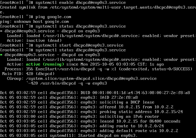 dhcp service