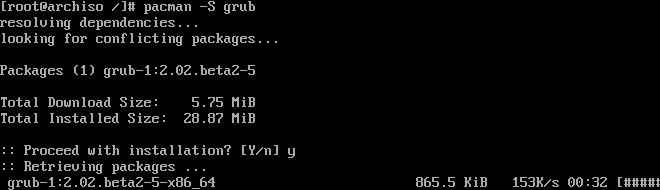 install grub