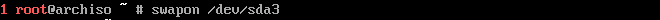 swapon